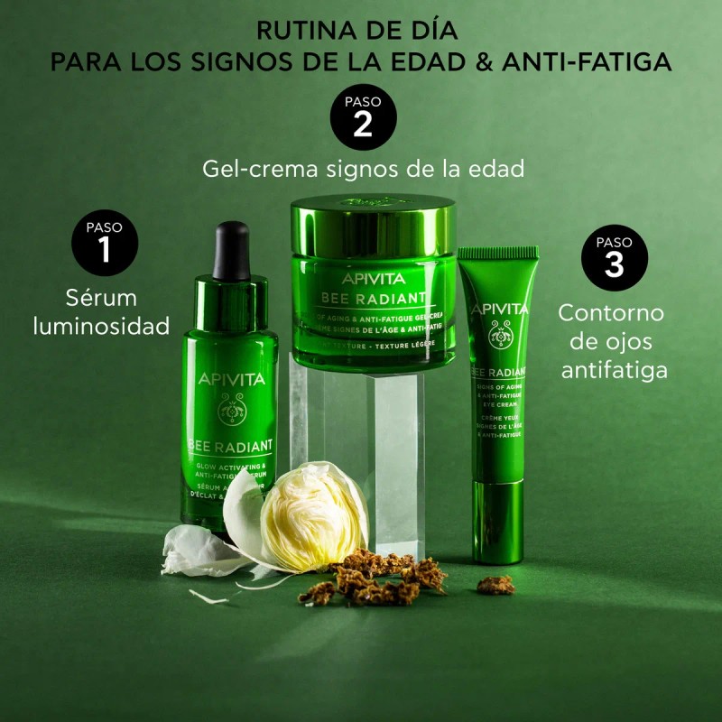 Apivita Bee Radiant Gel-Crema Antiedad y Anti-Fatiga 50ml