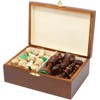 ChessJapan Antique Wooden Chess Box 21x14.5x7.5cm
