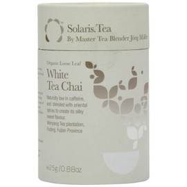 Solaris Tea Organic Loose Whole Leaf White Tea Chai 25 g