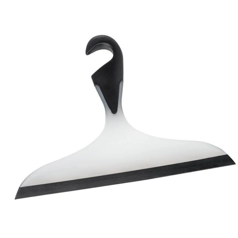 WENKO Squeegee Bathroom Wiper Streak Free Plastic Rubber Shower Cleaner