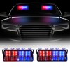 32 * 2 LED Red/Blue Dash Lights Emergency Lights Warning