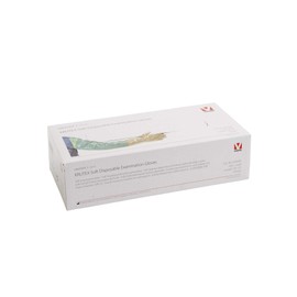 Krutex arm length soft green examination gloves 100