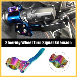 REPAIROCK 2pcs Car Turn Signal Extension Steering Wheel Extension Turn Rod Position Up Kit Rod Extension Multicolor Auto Replacement Parts