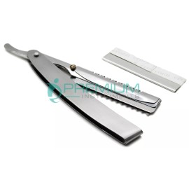Premium Instruments UPDATED REVISED Razor W/ 2 Blades Barber Stainless Steel New Instruments