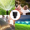 2er Pack WLAN Steckdose Outdoor, Smart Zeitschaltuhr Steckdose Outdoor, Überwachung