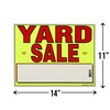 Sunburst Systems 3037Yard Sale Kit Name: Double-Sided 14"x22" Yard Sale