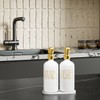 MOMEEMO Kitchen Soap Dispenser Set, Contains Dish and Hand Soap