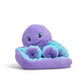 HUGIMALS Hugarounds Indigo the Octopus 2.5 lb Microwaveable Weighted Plush Neck & Shoulder Wrap | Soothing, Comforting Hugs for Self-Care & Relaxation | Unscented for Ages 2+