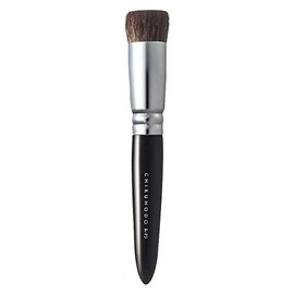 Kumano Brush (Cosmetic Brush) Takehodo Regular Series Foundation Brush, Ash Squirrel R-P5, Black Line Makeup Brush