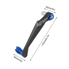 Universal Motorcycle Brake Protector, 7/8 Inch CNC Aluminium Alloy Motorcycle Handlebar Brake Protection (Blue)