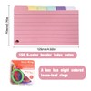 ZKSXOA Pack of 150 Index Cards, Lined Flash Cards, Vocabulary