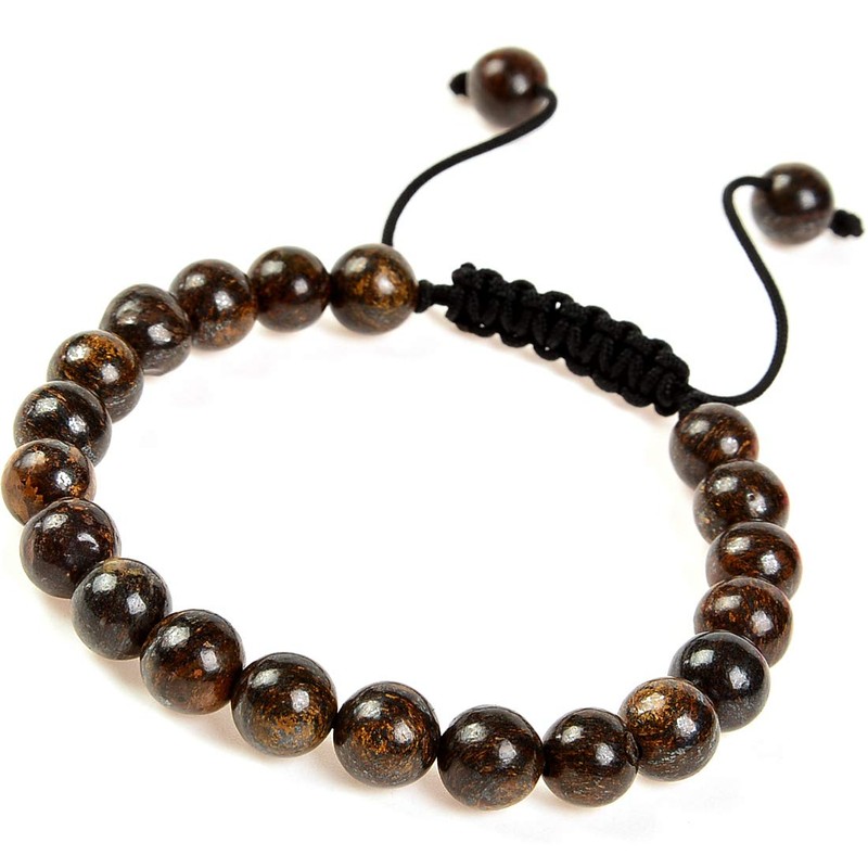 MASSIVE BEADS Natural Healing Power Gemstone Crystal Beads Unisex Adjustable