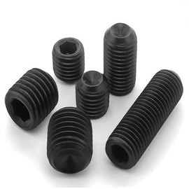 80Pcs M4-0.7x4mm Black Hex Socket Set Screw Grub Screws,Headless Cup Point,Flat Point Grub Bolt,Internal Hex Drive,Alloy Steel,Grade 12.9 Carbon Steel,for Towel Rack Door Knob