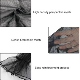 Mikiuly Anti-Mücken-Handschuhe, Anti-Mückenhandschuhe, Mückenschutzhandschuhe, Mesh-Handschuhe zum Handschutz, Zubehör für Camping für Outdoor-Angeln im Garten, 1 Paar