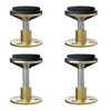 Beyetsea 4Pcs Headboard Stoppers for Wall, Adjustable Bed Frame Stabilizer
