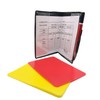 Optimum Football Referee Cards, Red and Yellow, One Size