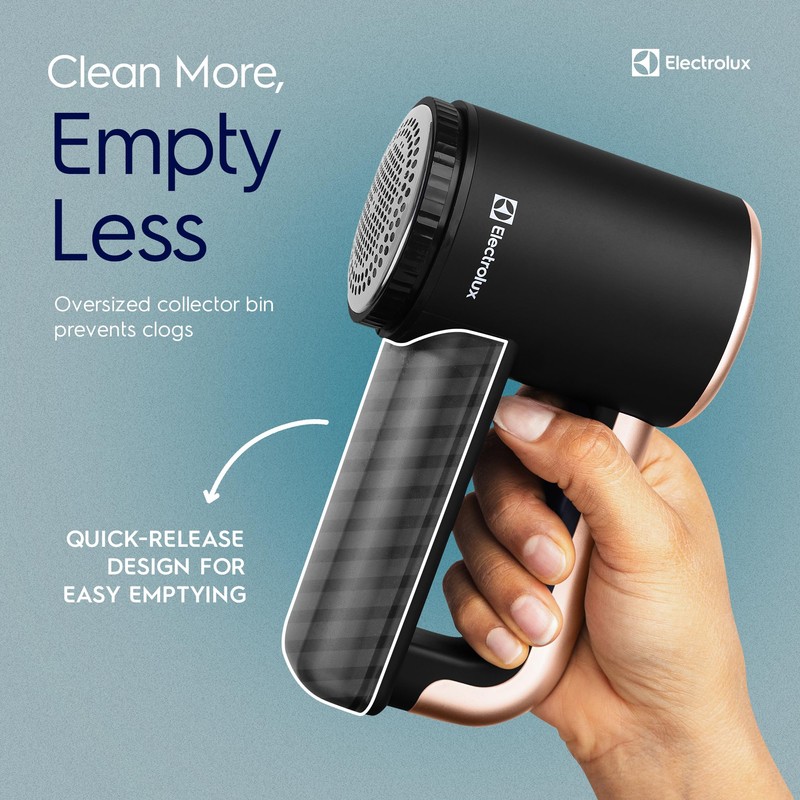 Electrolux Rechargeable Fabric Shaver | 3-Speed Lint Remover for Clothes