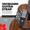 Perri's Leathers Ltd -Guitar Strap- Bundle - Polyester Checker Guitar
