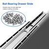 VADANIA 44" Industrial Grade Heavy Duty Drawer Slide Without Lock