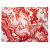DAJDC Light Dark Red Marble Kitchen Glass Cutting Board Ocean