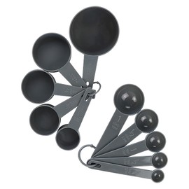 10 Piece Complete Measuring Spoon Sets - Teaspoon Measuring Spoons and Cups for Baking - Essential Kitchen Tool for Accurate Measurements - Spoon Measuring Set for Precision Cooking