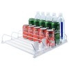 SZNLZQ SZNLZQ Drink Organizer for Fridge-White Automatic Pusher Glide,12oz 16oz