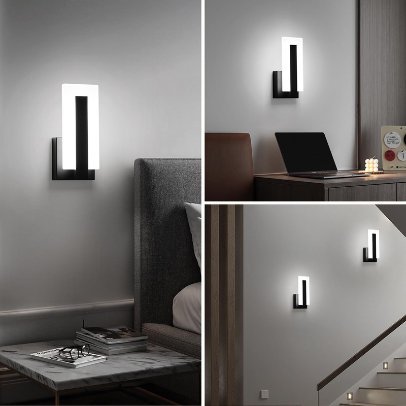 Pasoar Hardwire Modern Wall Sconces with Stepless Adjustable 10%-100% 7W