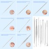 Nivofu 7Pcs Blackhead Remover Kit, Herramientas de Eliminación de Puntos
