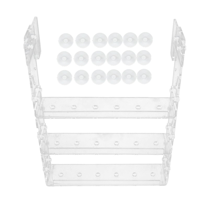 Coral Frag Rack Clear Acrylic Vertical 3 Layer Hanging Coral