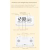 YHFITN Digital Alarm Clock Night Light Visual Timer, LCD Time