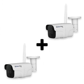 GlobalINET RoboView G 2-Set Home CCTV Home Cam 3.6mm Indoor/Outdoor Wired/Wireless IP Camera