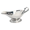 Winco Gravy Boat, 10-Ounce, Stainless Steel, Medium