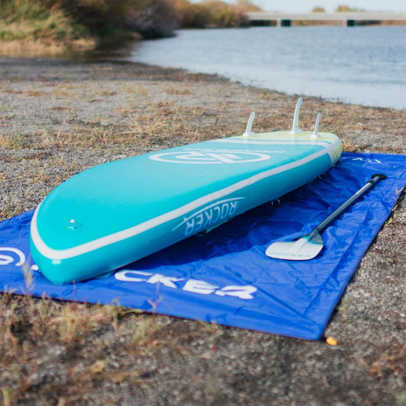 iROCKER Blue Teal Board Mat - Protect Your Paddle Board,