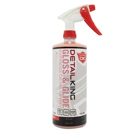 Detail King Gloss & Glide Express Car Detail Spray - Express Wax - Hydrophobic Spray - Safe on all Surfaces - 32 oz