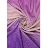 QUEEN HELENA SC22-4 Women's Warm Winter Scarf with Rhinestones, Purple,