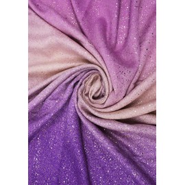 QUEEN HELENA SC22-4 Women's Warm Winter Scarf with Rhinestones, Purple, Unit size