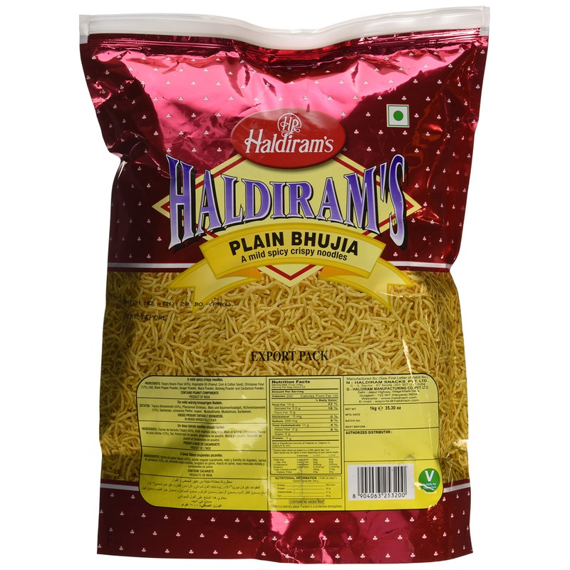 Haldiram's plain bhujia 35.30 oz