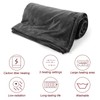 Oversized Heated Wearable Blanket with Zipper & USB Plug in