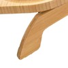 Couch Tray Burlywood Bamboo Folding Sofa Arm Clip Table for
