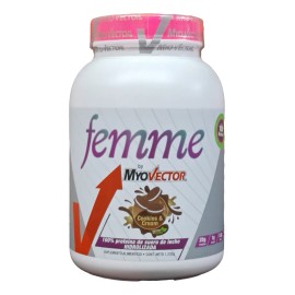 Proteina Para Mujer Cero Carohidratos Myovector Femme Hidrolizada Myo Vector 3lbs Sabor Cookies  Cream                                                