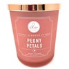 DW Home Large Double Wick Candle, Peony Petals with Shiny Copper Lid