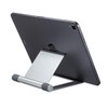 Sanwa Supply PDA-STN35S Aluminum Stand for Tablets, Stepless Adjustment, Lightweight