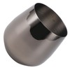 Stainless Steel Wine Glass Stemless Egg Shape 550ml Unbreakable Portable
