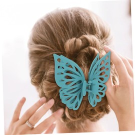 Baluue 2pcs Butterflies Hair Clips for Women Matte Hair Barrettes Comfortable Hold Unique Ages for Everyday Use