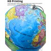 Waldauge Illuminated World Globe with Stand, 9" Earth Globes with