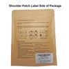 SHUWRWB Moxibustion Patch(Shoulder Patch 12patches per Bag)|Wormwood Patch|Moxa Patch| self-Heating