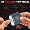 The Buffer - Automatic Nail Clipper for Men, Portable, Rechargeable,