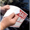 WRF912 - For Sale Sign Window Sticker for Business &