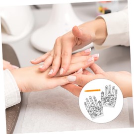 FRCOLOR 1Set Acupressure Massage Gloves with Reflexology Stick Finger Palm Massage Tool for Fatigue Relief Acupoint Therapy for Home and Travel Use