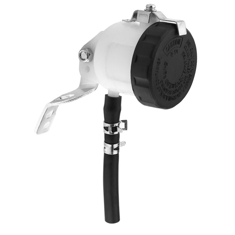 Brake Master Cylinder Oil Reservoir Fluid Bottle w/ Bracket for